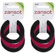 ZANSOT 2 × Elastic hair elastics, fabric, black + red, 3 pcs -  Hair Ties