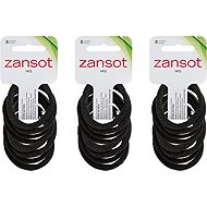 ZANSOT 3 × Elastic hair elastics, fabric, black, 8 pcs -  Hair Ties