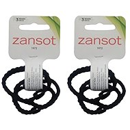 ZANSOT 2 × Knitted elastic hair bands, black, 3 pcs -  Hair Ties