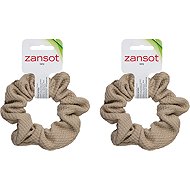 Zansot Scrunchie 2 pcs, beige - Hair Tie
