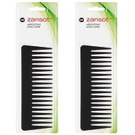 ZANSOT 2 × Large Afro comb 16 cm black - Comb