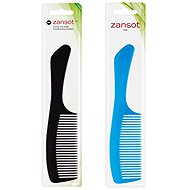 ZANSOT Comb with handle 18,5 cm black + blue - Comb