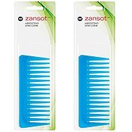 ZANSOT 2 × Small Afro comb 14 cm blue - Comb