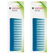 ZANSOT 2 × Large Afro comb 16 cm blue - Comb