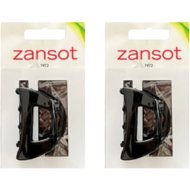 Zansot Clasp 5,5 cm, glossy black - Hair Clips