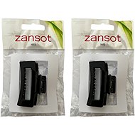 Zansot Clasp 6 cm, glossy black 2 pcs - Hair Clips