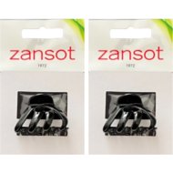 Zansot Octopus clip 4,2 cm, glossy black - Hair Clips