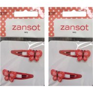 Zansot Baby Butterfly Clip, red - Hair Clips