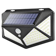 Solarní LED světlo s detekcí pohybu SH-100, 100 LED - Zahradní osvětlení