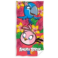 Osuška Angry Birds Rio růžová 70/140 - Osuška