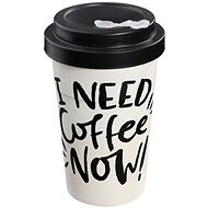 Zassenhaus Eco Coffee to Go &quot;Ich brauche jetzt Kaffee&quot; - Thermotasse