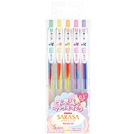 ZEBRA PEN Sarasa Clip Gel Marble - sada 5 ks - Gel Pen 