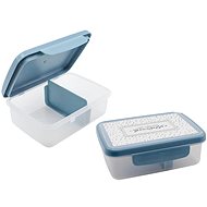 GESUNDE FLASCHE SCANDI Gesunde Snackbox grau-blau - Lunchbox