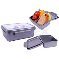 GESUNDE FLASCHE Gesunder Snack grau, Set - Lunchbox
