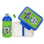 HEALTHY BOTTLE Healthy snack + Bottle 0,5 l FOOTBALL, set - Lunch Box