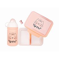 HEALTHY BOTTLE healthy snack + healthy bottle 0,5 l MŇAU set - Lunch Box