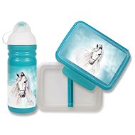 HEALTHY LEAF Healthy snack + Bottle 0,7 l BELOUS, set - Lunch Box
