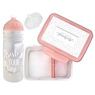 HEALTHY BOTTLE healthy snack + healthy bottle 0,7 l FRESH PINK set - Lunch Box