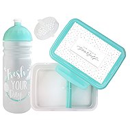 HEALTHY BOTTLE healthy snack + healthy bottle 0,7 l FRESH TYRKYSOVÁ set - Lunch Box
