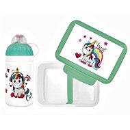 HEALTHY BOTTLE healthy snack + healthy bottle 0,5 l MAGIC UNICORN set - Lunch Box
