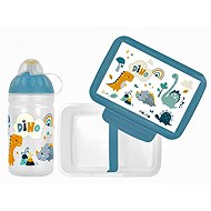 HEALTHY BOTTLE healthy snack + healthy bottle 0,5 l DINO set - Lunch Box