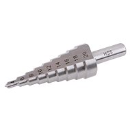 HSS stepped drill bit, 4 - 20 mm, 9 steps - Drill Bit