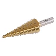 HSS TiN stepped drill bit, 4 - 20 mm, 9 steps, FESTA - Drill Bit
