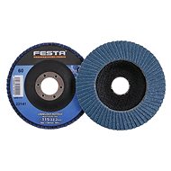 Kotouč lamelový brusný na kov a nerez O 115 x 22,23 mm, zrnitost 60, FESTA - Brusný kotouč