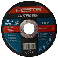 Metal cutting wheel O 115 x 1,0 x 22,2 mm, FESTA - Cutting Disc