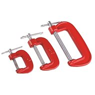 Clamps G, SET, 1", 2", 3", 3 pcs - Woodworking Clamp