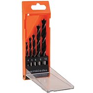 Wood drill, SET, 4 - 10 mm, 5 pcs, plastic - Drill Set