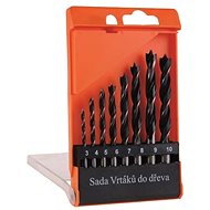 Wood drill, SET, 3 - 10 mm, 8 pcs, plastic - Drill Set