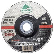 Metal cutting wheel STANDARD T42, O 150 x 3 x 22,23 mm, STAYER - Cutting Disc