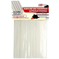 Hot melt adhesive PAK 02, O 7,4 x 100 mm, 30 pcs, transparent, ENPRO - Glue Gun Refill