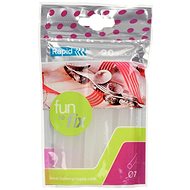 Universal hot melt adhesive, 7 mm, 20 pcs, clear, blister, Rapid - Glue Gun Refill