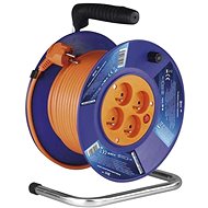 Extension cable, 50m / 230V, coil, 4 sockets - Extension Cable