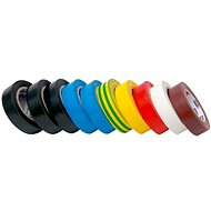 Electrical tape, 15 mm x 10 m, 10 pcs, mix - Electrical Tape