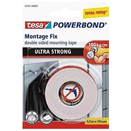 Double-sided adhesive foam mounting tape 55791, 1.5 m x 1 mm, white - Double-sided tape