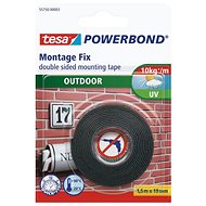 Double-sided adhesive foam mounting tape 55750, outdoor, 1.5 m x 19 mm, green - Double-sided tape