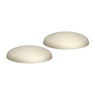 Door stop, O 60 mm, white, 2 pcs - Doorstop