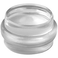 Door stop, O 38 x 21 mm, transparent, self-adhesive - Doorstop