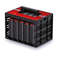 Skříňka na stěnu s 5 organizéry TAGER CASE, 415 x 290 x 290 mm, Kistenberg - Organizér na nářadí