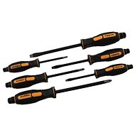 Set of impact screwdrivers, 6 pcs, CrV - Screwdriver Set