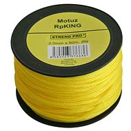 Building twine, braided, 50 m, 2 mm, yellow - Twine