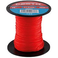 Construction twine, braided, 50 m, 1 mm, red - Twine