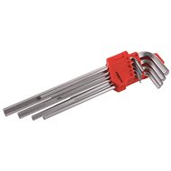 Allen set 1,5 - 10 mm, 9 pcs, CrV long - Hex Key Set