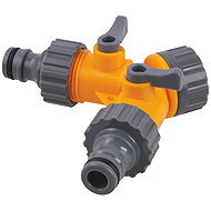 ROSA Manifold with 3/4" valves for 2 quick couplings - Document Organiser