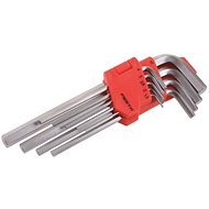 Allen wrenches, SET, 1,5 - 10 mm, 9 pcs, CrV PROFI - Hex Key Set