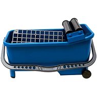 Tile bucket, 16 l, grid + roller + wheels, KUBALA ENPRO - Bucket