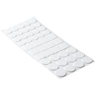 Set of felt pads, self-adhesive, white, 42 pcs - Adhesive Mount